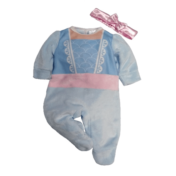 Sublimated Bo Peep Baby Bodysuit With Headband